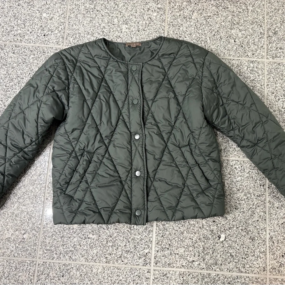 Lilla P Green Quilted Puffer Jacket - Picture 1 of 7